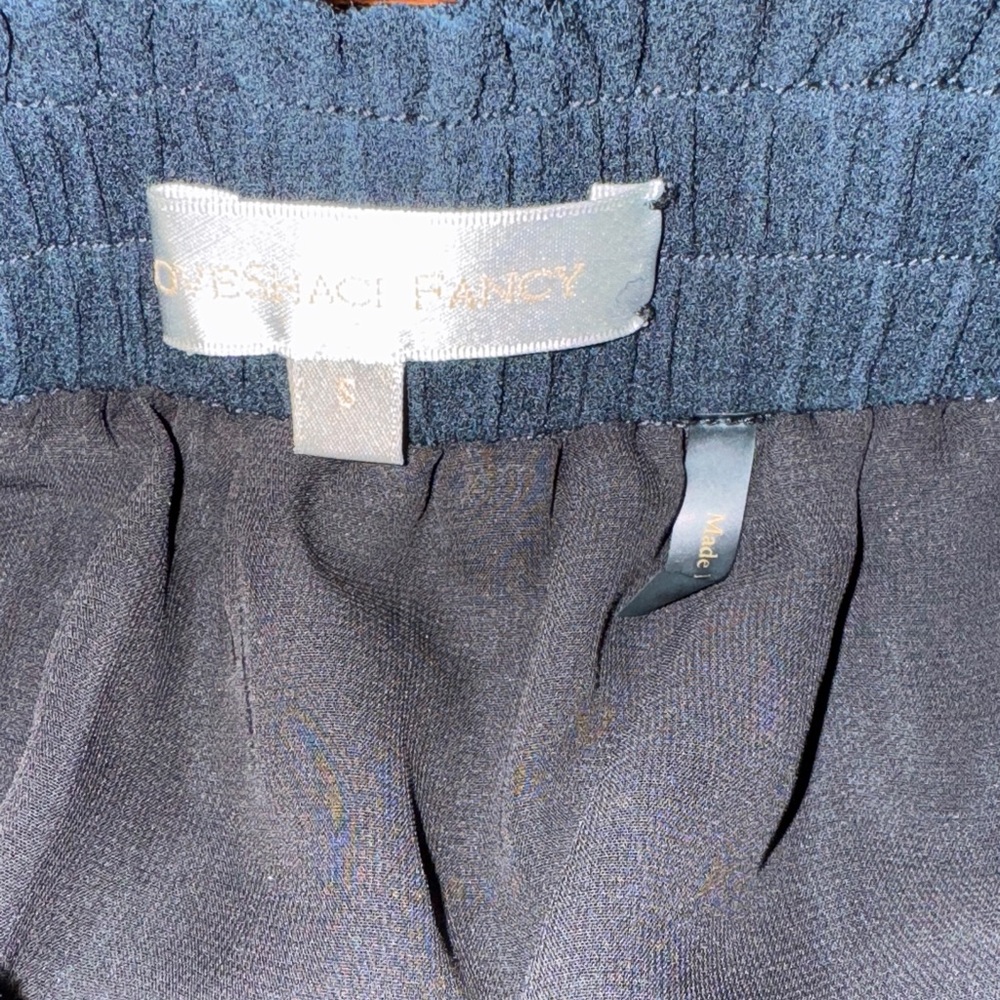 LoveShackFancy Navy Ruffle Mini Skirt - Picture 4 of 4